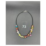 17.5' Necklace w Sterling Clasps & Beads