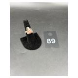 Sterling 925 Ring w Pink Stone
