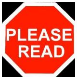 PLEASE READ: Bidder's Responsibility