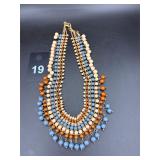 Multi Strand Beaded Necklace
