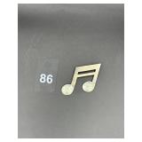 Sterling 925 Musical Note Brooch