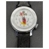 1970s Mickey Mouse Watch w Black Band