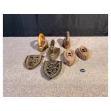 Collction of Cast Iron Sad Irons