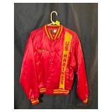 1980s Swingster Red Satin US Marines Bomber Jacket