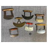 7 Wood Handled Food Mincers