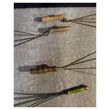 4 Antique Rug Beaters