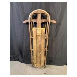 53" Antique Sled w Spring Suspension