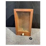 Vintage Wooden Gumball Machine