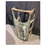 32" Vintage Green Patina Child