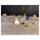 Assortment of Vintage Glass