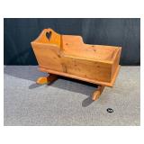 Vintage Wooden Cradle