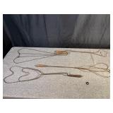 4 Vintage Rug Beaters