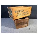 2 Wooden Crates