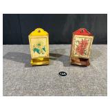 2 Tin Matchbook Holders