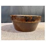 Brown Stoneware Bowl
