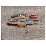 Assortment of Pocket Knives