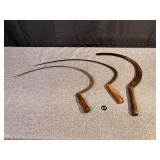 3 Primitive Sickle Tools