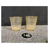 Pittsburg (No H) Shot Glasses