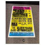 Allman Bros & Grateful Dead Poster
