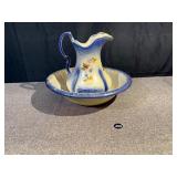 Ceramic Pitcher and Bowl