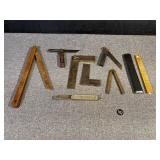 Tools, Sliding T-Bevels, Try Squares, More