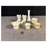 Collection of Milk Glass