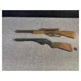 2 Vintage Lever Action Toy Shotgun