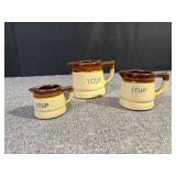 Vintage Ceramic Measuring Cups