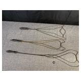 3 Vintage Rug Beaters