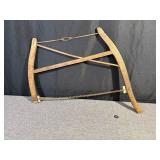 Antique Primitive Buck Bow Saw