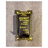 Hand Painted Keller Coal Co Match Holder