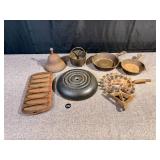 Assortment of Cast Iron Cookware