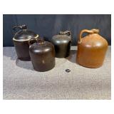 4 Stoneware Crocks Jugs
