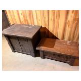 1970s Wood Side Table
