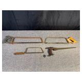 4 Vintage Hand Saws