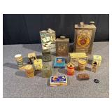 Collection of Vintage Household Advertising Tins