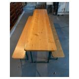 Authentic German Beer Garden Table