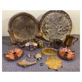 Collection of Vintage Brass Decor