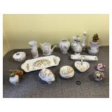 Collection of English Aynsley China Accessories