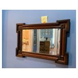 Antique Mahogany Wall Mirror