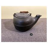 Late 19th C Cast Iron Kettle No 8