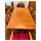 Danish Mid-Century Modern Teak Table & Chairs