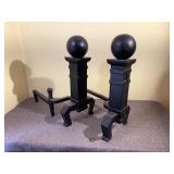 Cast Iron Andirons