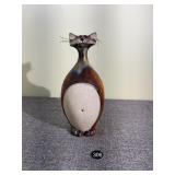 Raku Pottery Cat