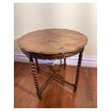 Louis XV Revival Style Oak Center Table
