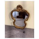 Early 20th C Italian Gilded Wooden Mirror