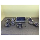 9 Piece Handmade Boleslawiec Polish Pottery