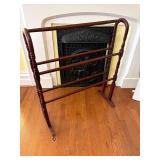 Mahogany Quilt Rack