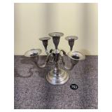 5-Arm Pewter Candelabra