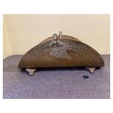 Vintage European Brass Log Holder